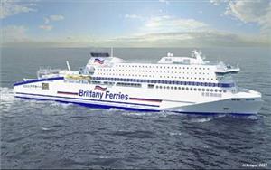 ‘Full Picture’ contract for Brittany Ferries’ new RoPax ferry ‘Honfleur’ (Photo: Kongsberg)