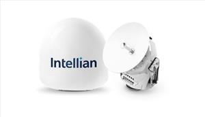 The new compact v45C antenna is Intellian's smallest to date. (Image: Intellian)