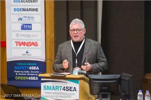 Frank Coles at 2017 SMART4SEA Conference & Awards (Photo: Transas)