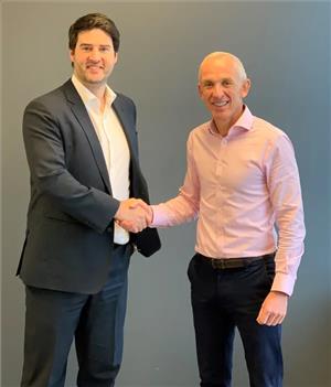 Nicholas Bourque, President of Marine Press (left) and Martin Taylor, Chief Executive Officer of ChartCo (right) (Photo: ChartCo) 