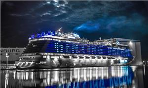 Wärtsilä is supplying a special external lighting system for the "Genting Dream" cruise vessel. (Photo: Wärtsilä)