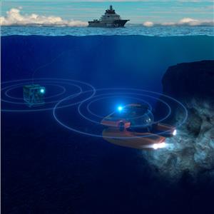 Underwater research re-imagined. Sonardyne’s BlueComm will unlock opportunities to share ocean science from onboard the REV Ocean. Image from Sonardyne.