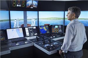 The simulator upgrade at the University College of Southeast Norway will support a wider course offering and new R&D projects (Photo: Kongsberg)